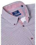 DG's Drifter Red Regular Long Sleeve Casual Shirt