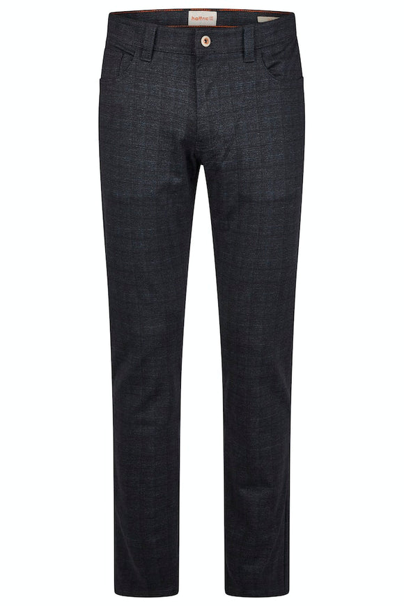Hattric Blue Check Harris Jeans