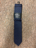 Daniel Grahame Charcoal/ Red/ Navy Standard Width Tie