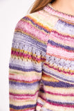 MUDFLOWER Pink Space Dye Cable Jumper