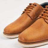 Pod Hampton Brown Leather Derby Shoe