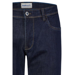 HATTRIC HENK 5  POCKET THERMAL JEAN  DARK DENIM