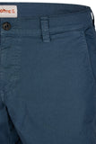HATTRIC Mid Blue Cotton Bermuda Shorts