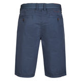 Blue Chino Bermuda Shorts + Belt with Print 697570 1217 45