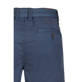 Blue Chino Bermuda Shorts + Belt with Print 697570 1217 45