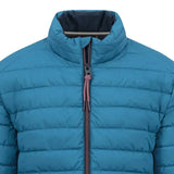 FYNCH HATTON Dark Teal Padded Jacket