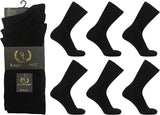 Ralph Lewis Black Socks 3Pr Pack