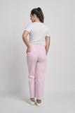 PINNS Blush Pink Stretch Cotton Ankle Grazer Jeans