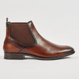 Pod Frank Cognac Leather Chelsea Boot