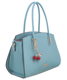 BESSIE LONDON Blue Cherry Charm Satchel
