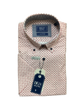 DRIFTER Red Pattern Short Sleeve Casual Shirt 14126SS/16