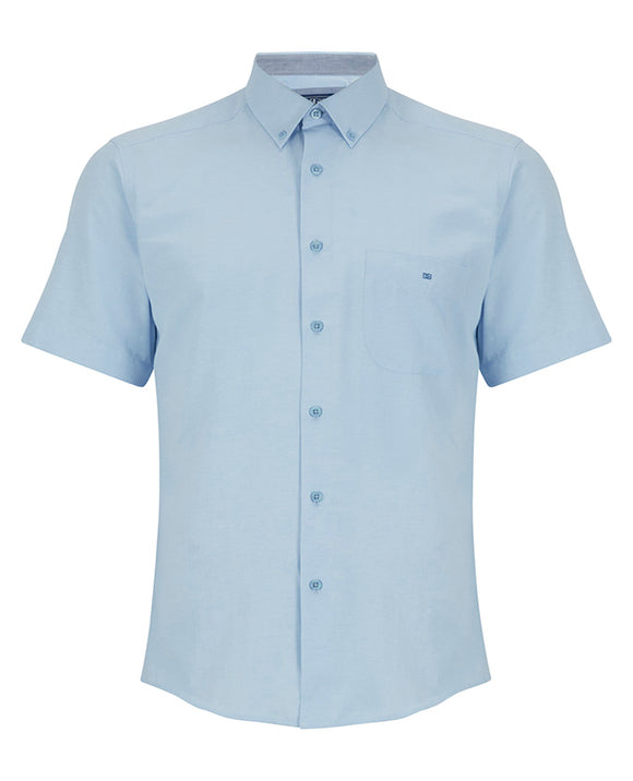 DRIFTER Blue Short Sleeve Shirt