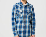 WRANGLER Western Shirt Buffalo Indigo