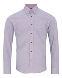 DG's Drifter Red Regular Long Sleeve Casual Shirt