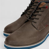 POD Aries Grey Oiled Leather Chukka Boot