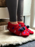 Happy Hearts Red Super Cosy Slipper Socks