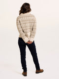 BRAKEBURN Ingrid Knitted Jacquard 1/4 Zip Jumper