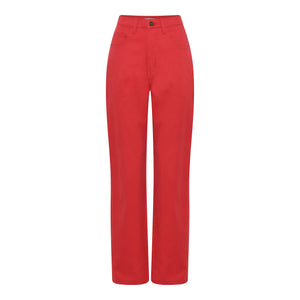 MICHA Sorbet Red Stretch Denim Jeans