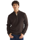 Wrangler Quarter Zip Knit Chocolate 112387647