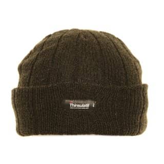 Adults Unisex Thinsulate Ribbed Ski Hat