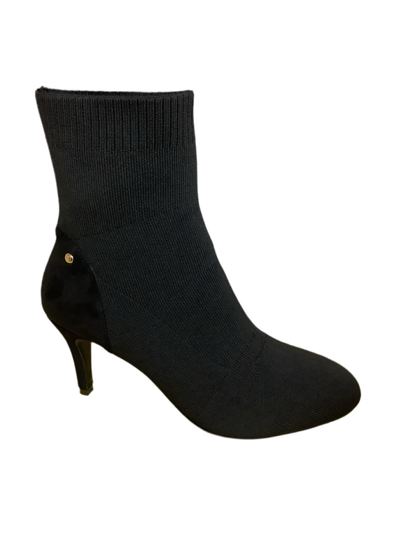 SUSST Megan Black Knit Boot