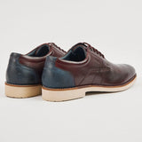 Pod Hampton Chestnut Leather Derby Shoe