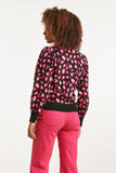 SMASHED LEMON Black & Pink Animal Print Jumper