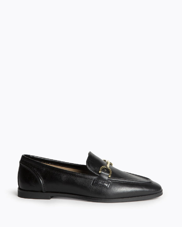 CORINA Black Moccasin Shoe