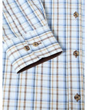 DG's Drifter Dark Brown Geneva Long Sleeve Casual Shirt
