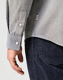 WRANGLER Oxford Grey Long Sleeve Shirt