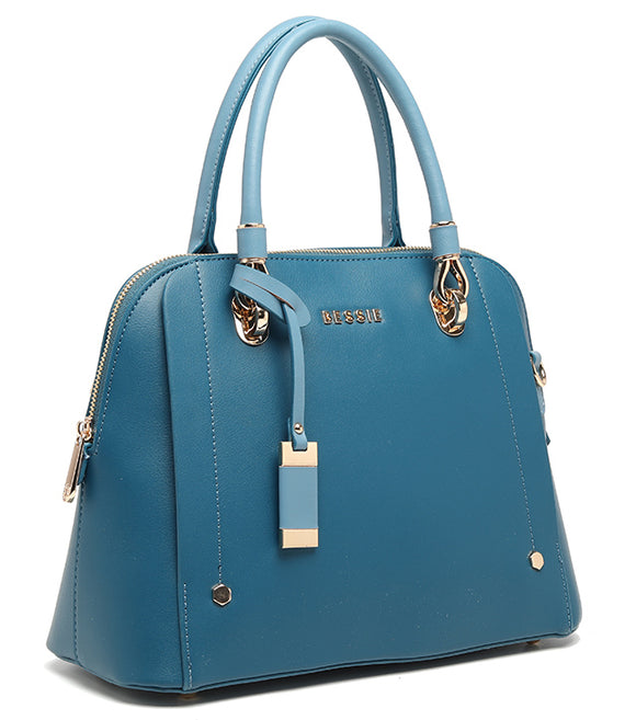 Blue Shell Shape Tote Bag - Bessie London