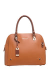 Tan Shell Shape Tote Bag - Bessie London