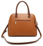 Tan Shell Shape Tote Bag - Bessie London