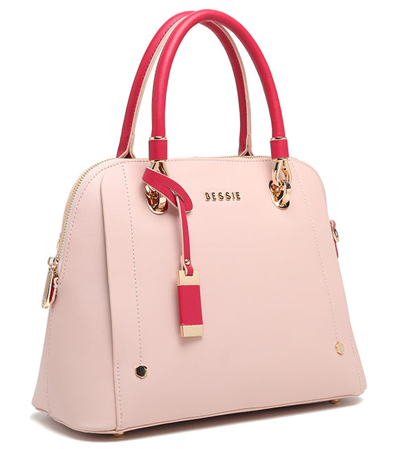 Pink Shell Shape Tote Bag - Bessie London