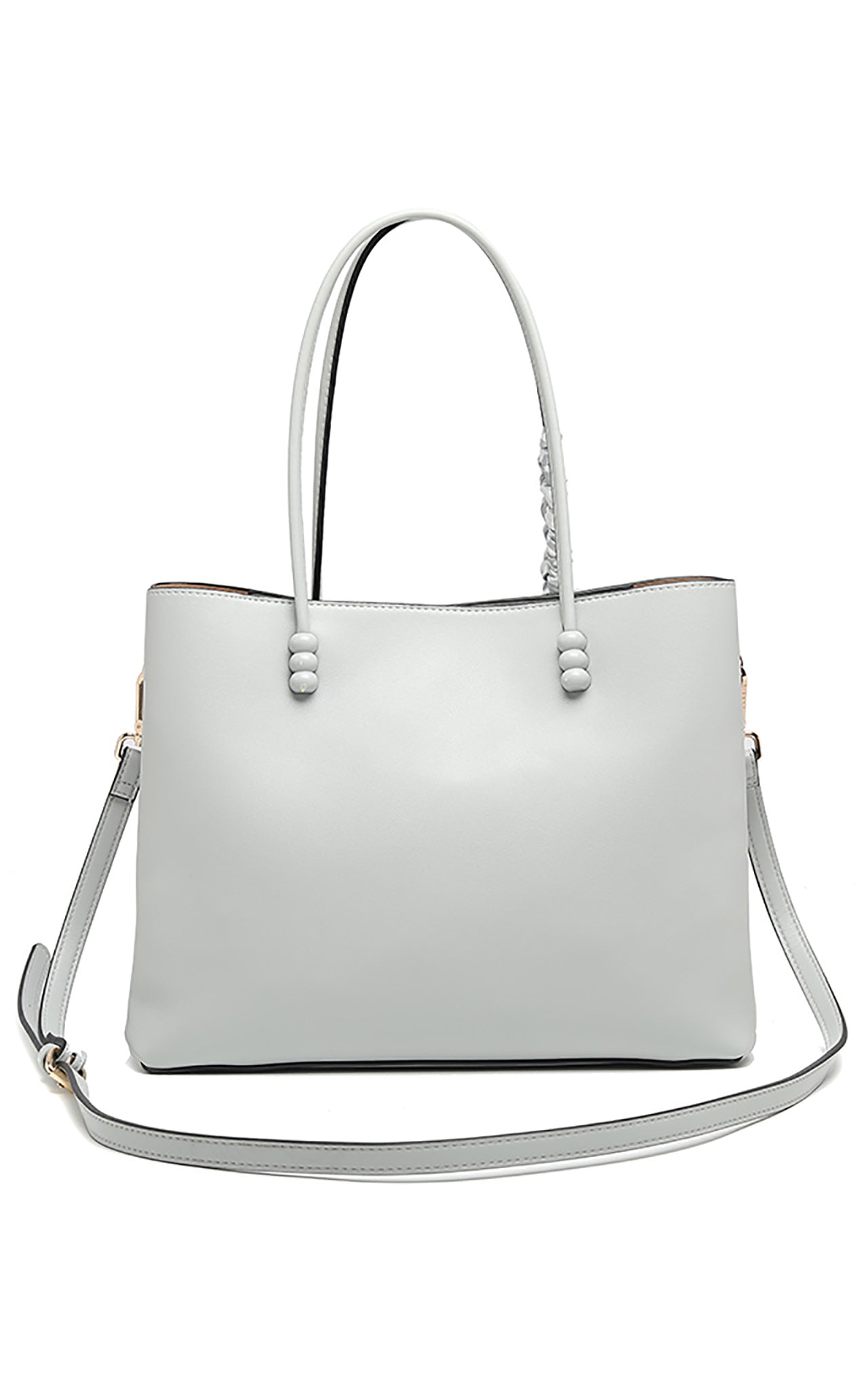 Bessie shops London White Leather Tote