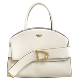 BESSIE LONDON Beige Buckle Dome Tote Bag