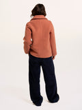 BRAKEBURN Rose Boucle Collared Coat