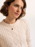 BRAKEBURN Dahlia Cable Knit Crew Neck Jumper