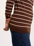 BRAKEBURN Whitefield Texture Striped Hoodie