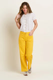 BRAKEBURN Yellow Patch Front Pocket Trousers