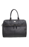 Black Logo Print Travel Bag - Bessie London