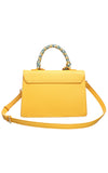 Yellow Scarf Flap Over Bag - Bessie London