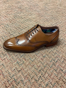 Paolo Vandini Newtown Brogue Leather Tan Shoe