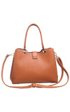 Tan Medium Lady Tote Handbag - Bessie London