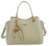 BESSIE LONDON Green Tote Bag