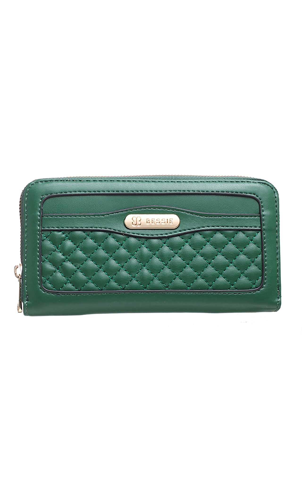 Green Quilted Purse Bessie London