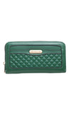 Green Quilted Purse - Bessie London