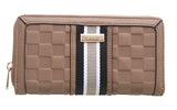 Khaki Checker Board Purse