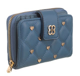 Blue Heart Quilted Purse - Bessie London