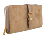 BESSIE LONDON Suede Buckle Purse - MORE COLOURS